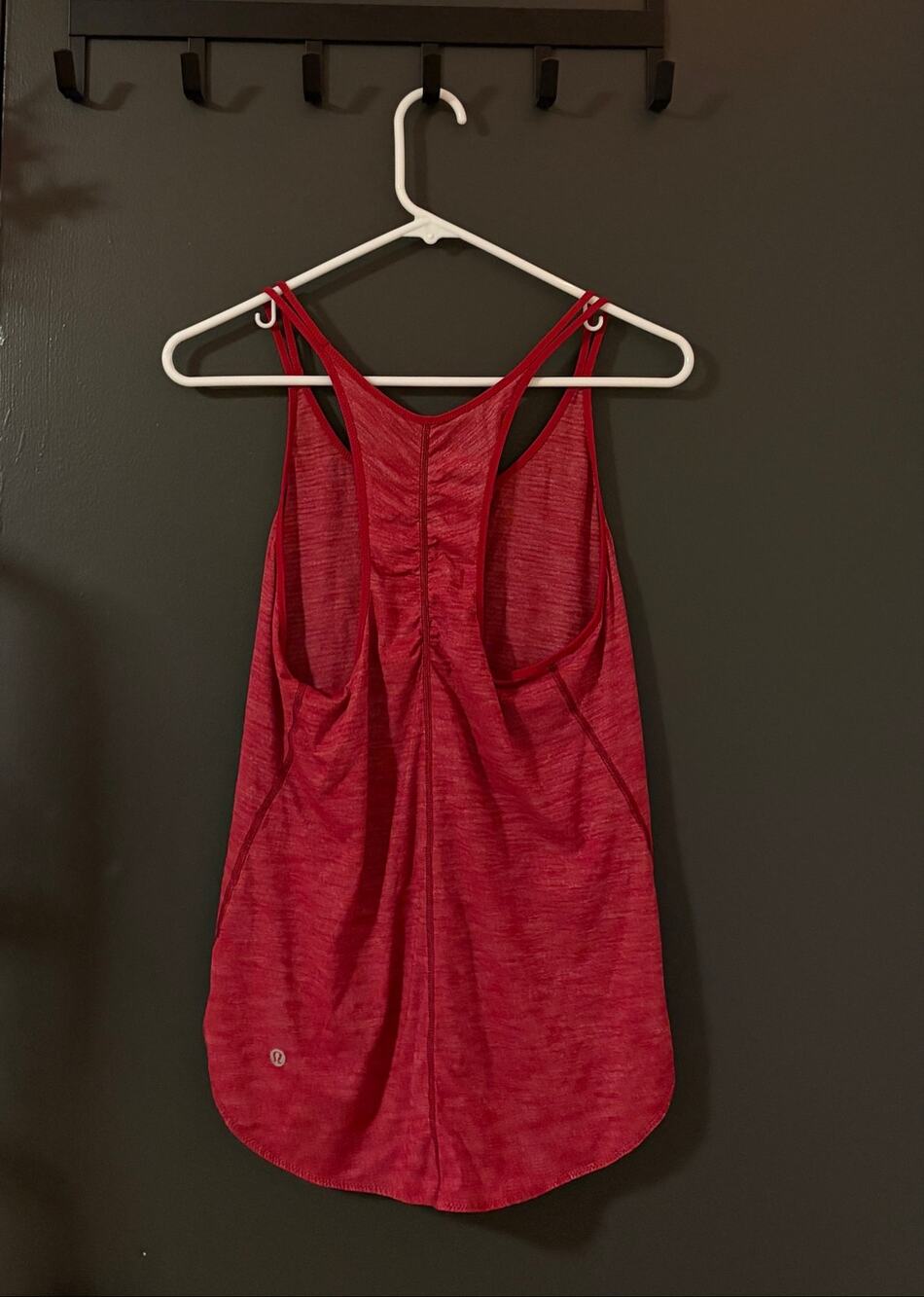 Lululemon Heathered Red Racerback Tank Top
